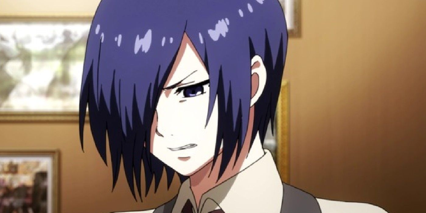 Touka Tries To Avoid Eye Contact In Tokyo Ghoul