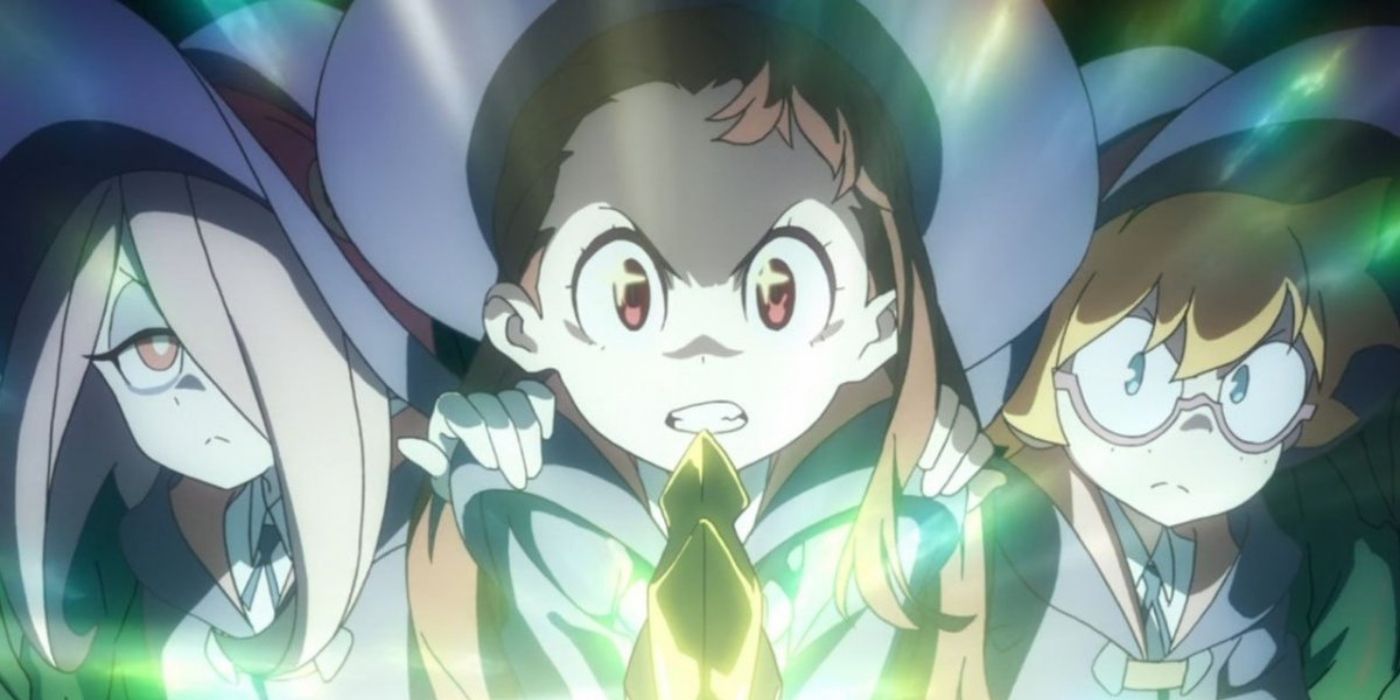 Akko and friends power up in Little Witch Academia