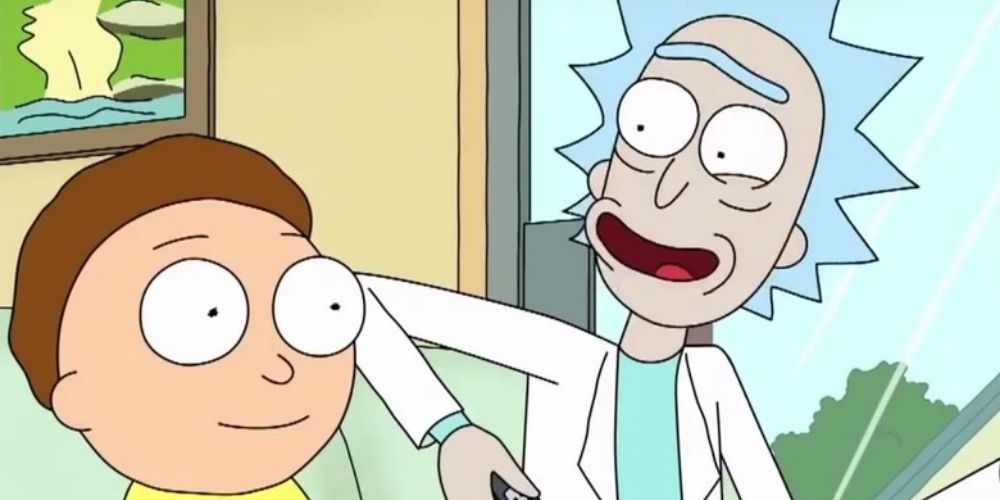 Rick and Morty smile