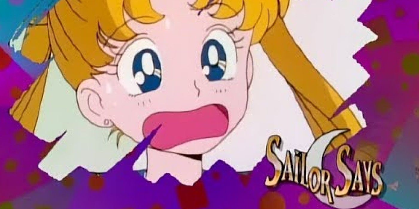 Usagi Freaks Out In Sailor Moon