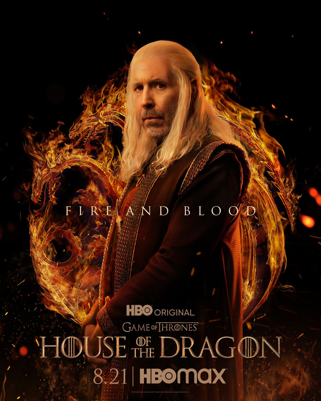 Viserys Targaryen in House of the Dragon poster