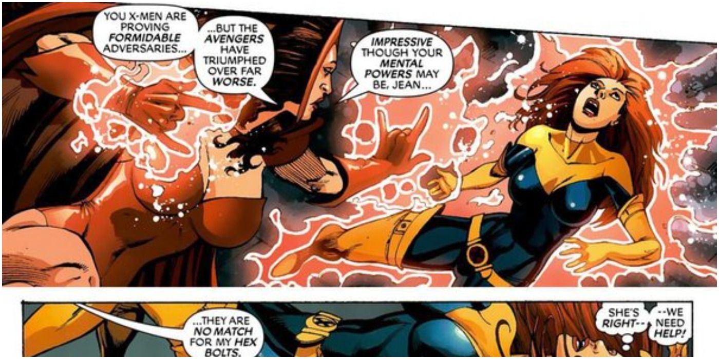 Wanda vs Jean Grey in Marvel Comics