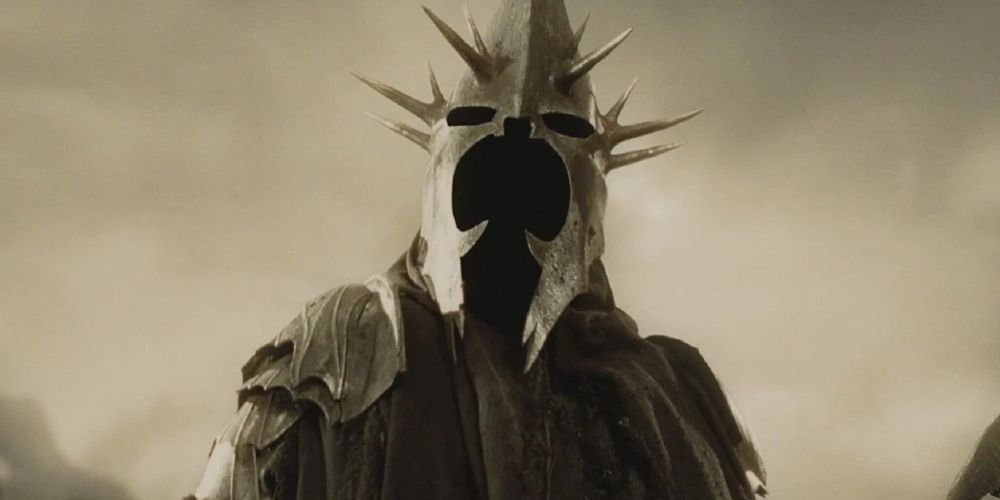 The Witch-King of Angmar prepares to fight at the Pelennor Fields in Lord of the Rings