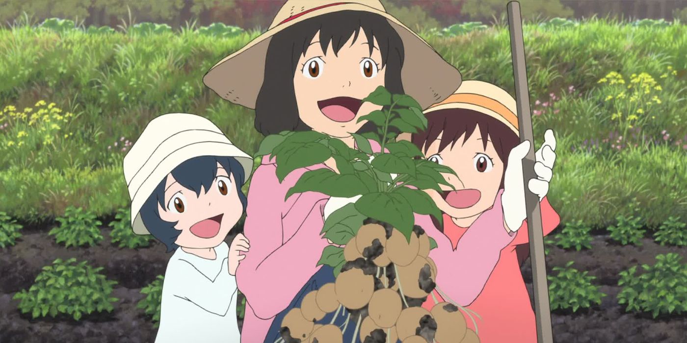 Wolf Children farming