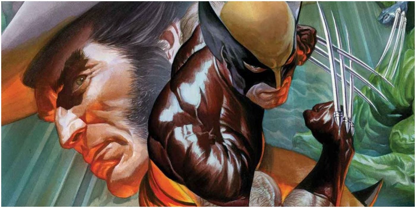 An image of Wolverine Alex Ross art from Marvel Comics.