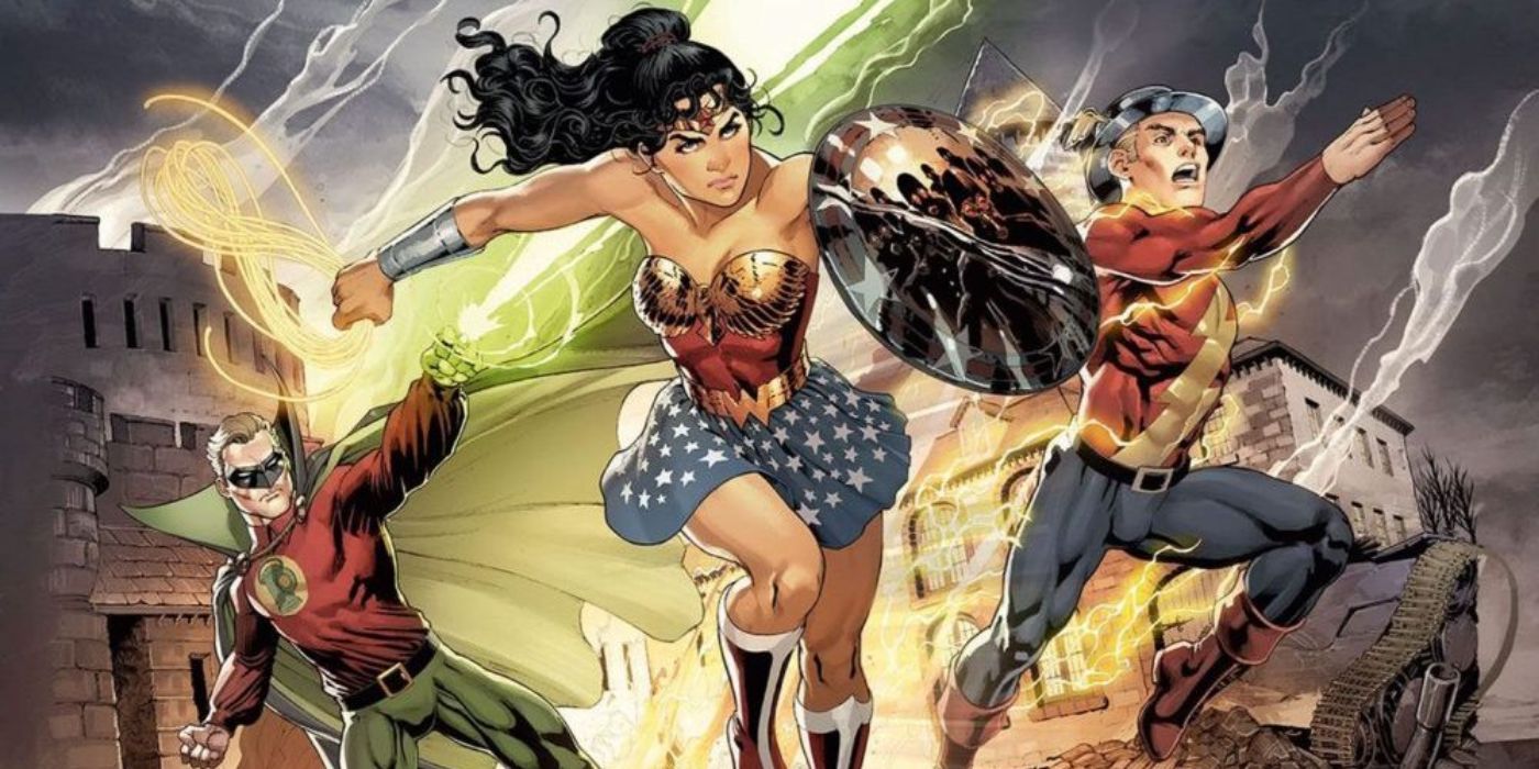 Wonder Woman in the Justice League in DC Comics