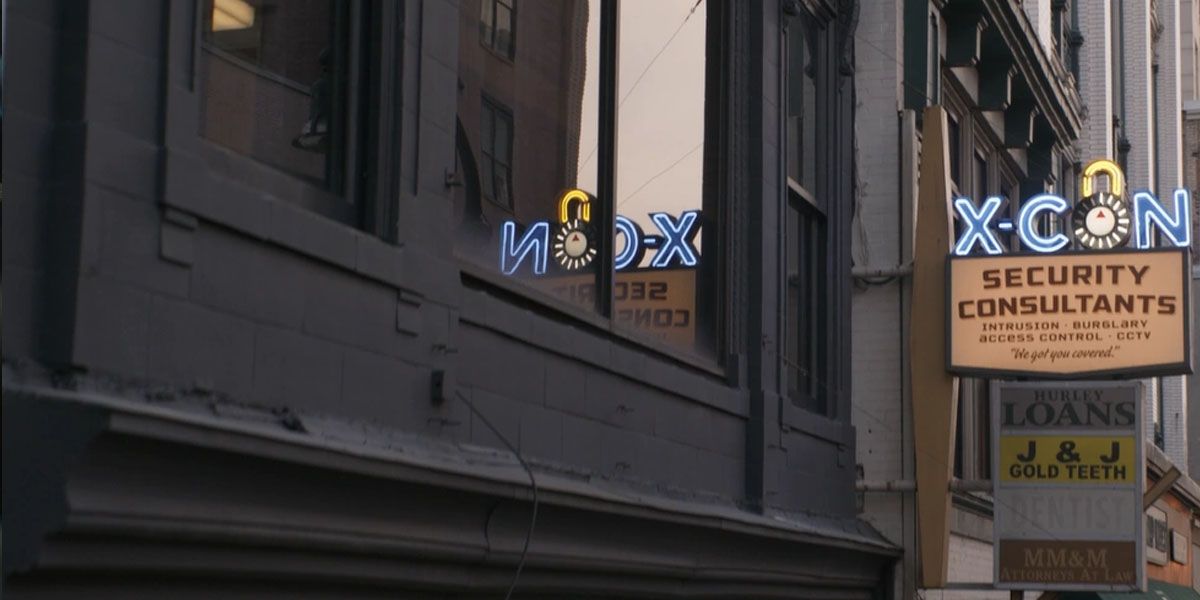 X-Con Logo In The Streets On Ant-Man And The Wasp