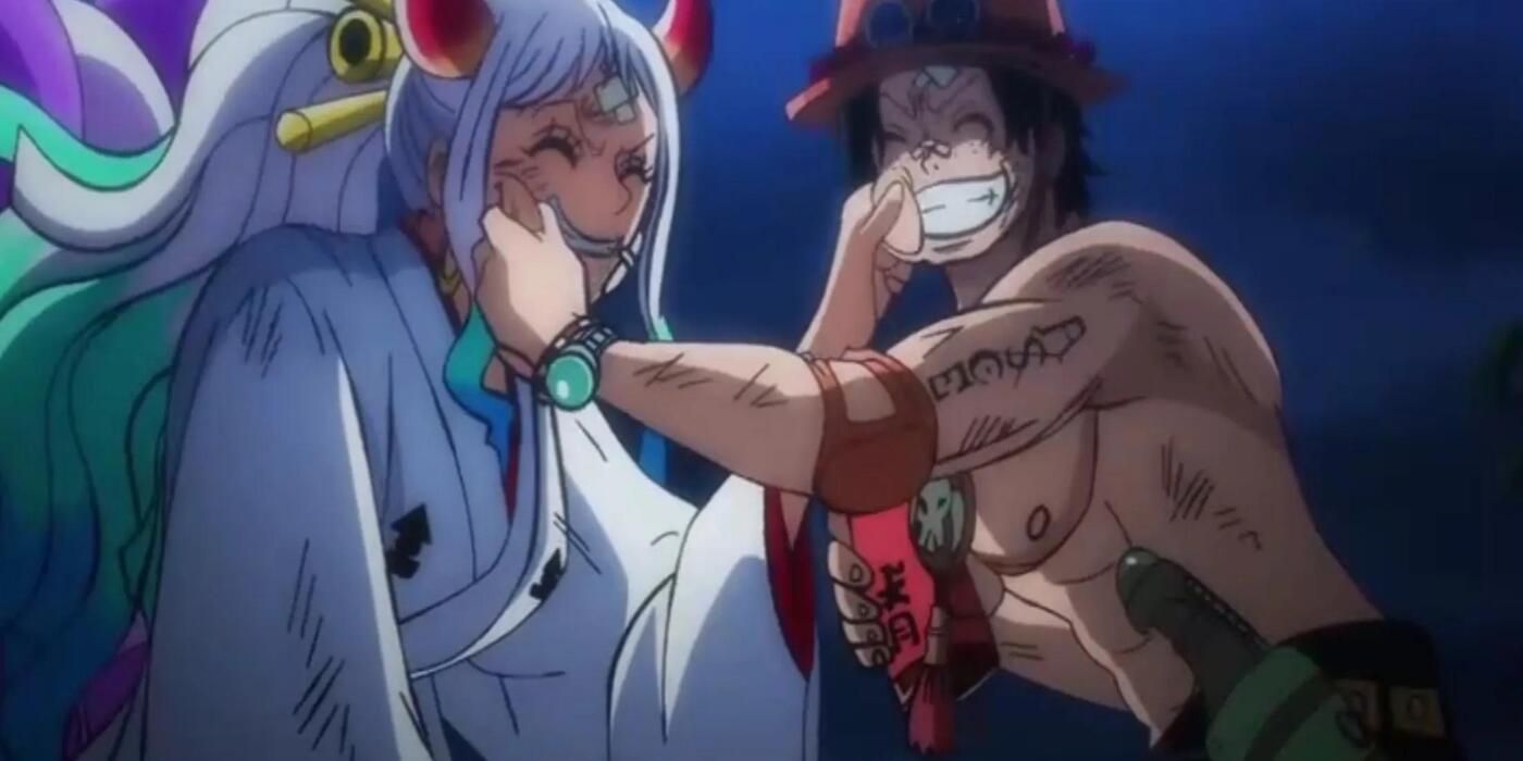 Yamato and ace in one piece