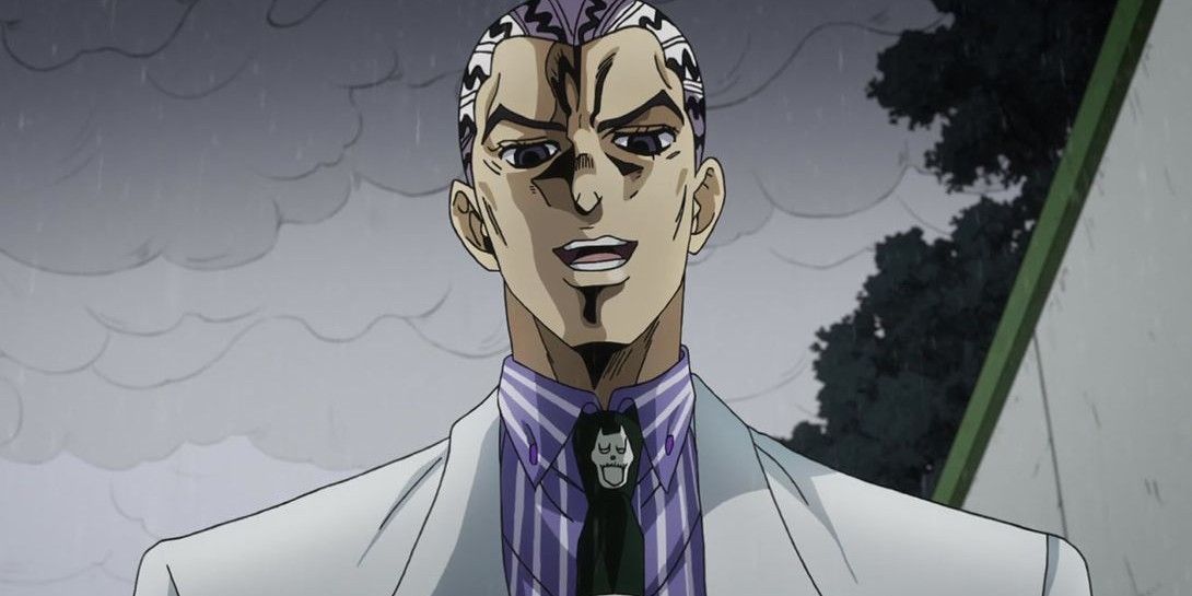 Yoshikage Kira activating Bites the Dust in Diamond is Unbreakable.