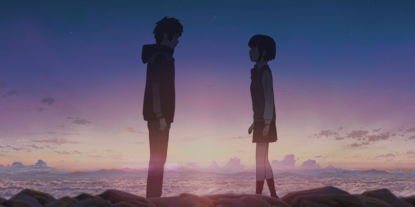 Your Name characters meeting.