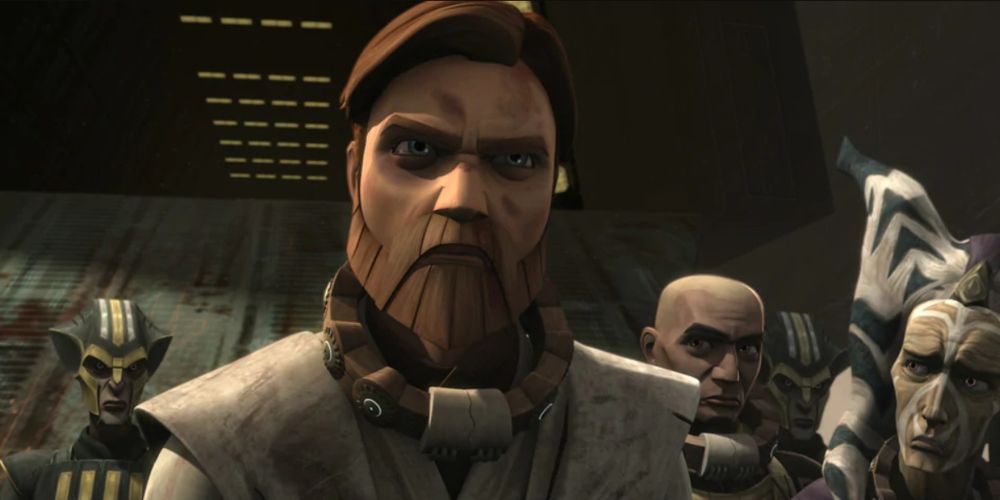 Obi-Wan como escravo no arco Zygerrian Slavers Star Wars: The Clone Wars