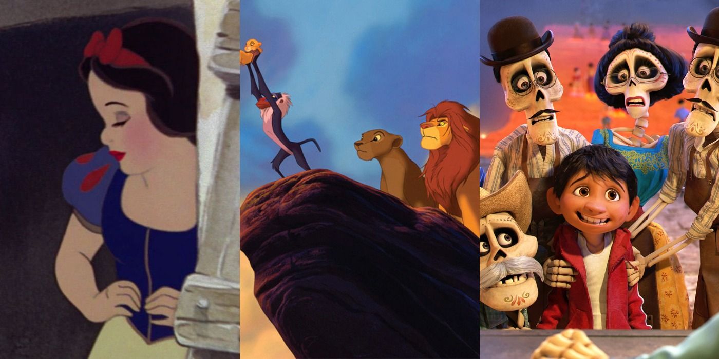 The Best Animated Disney/Pixar Movie From Each Decade, According To IMDb