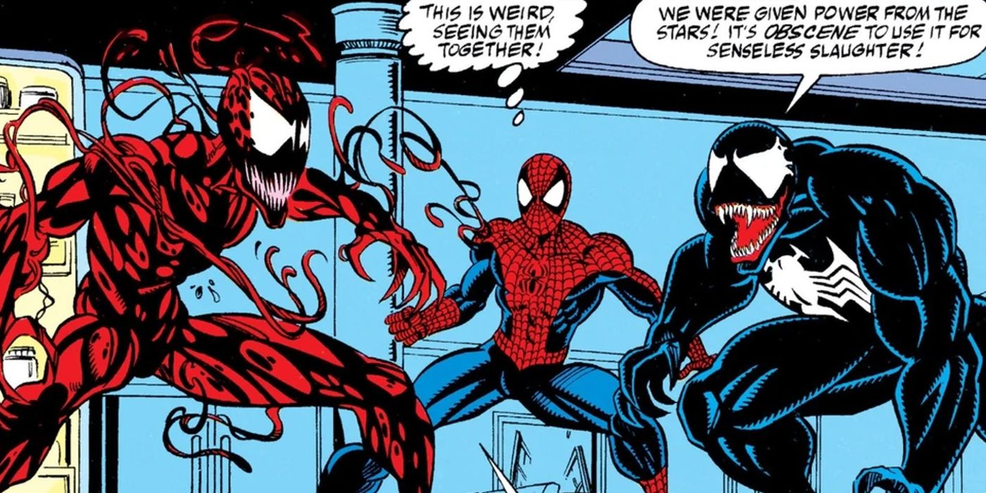 carnage v venom v spidey