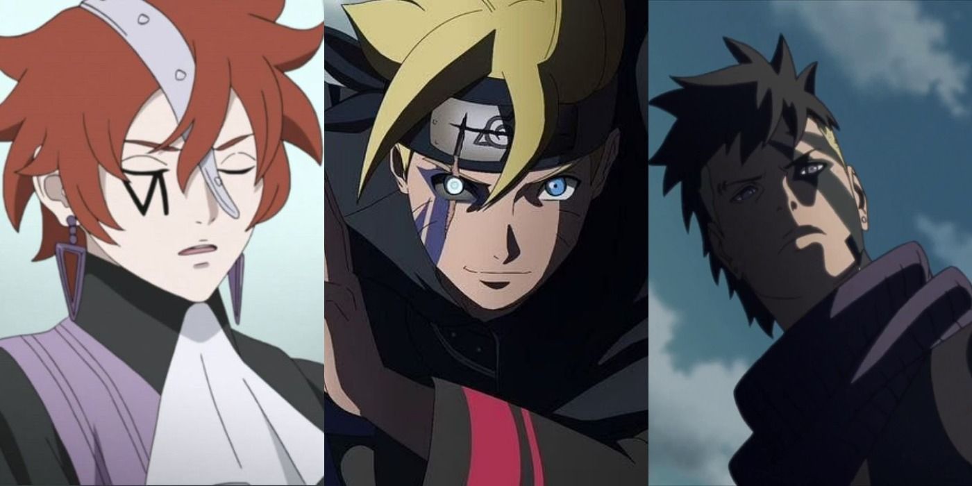 Boruto and kawaki and sarada and mitsuki vs Boro full fight