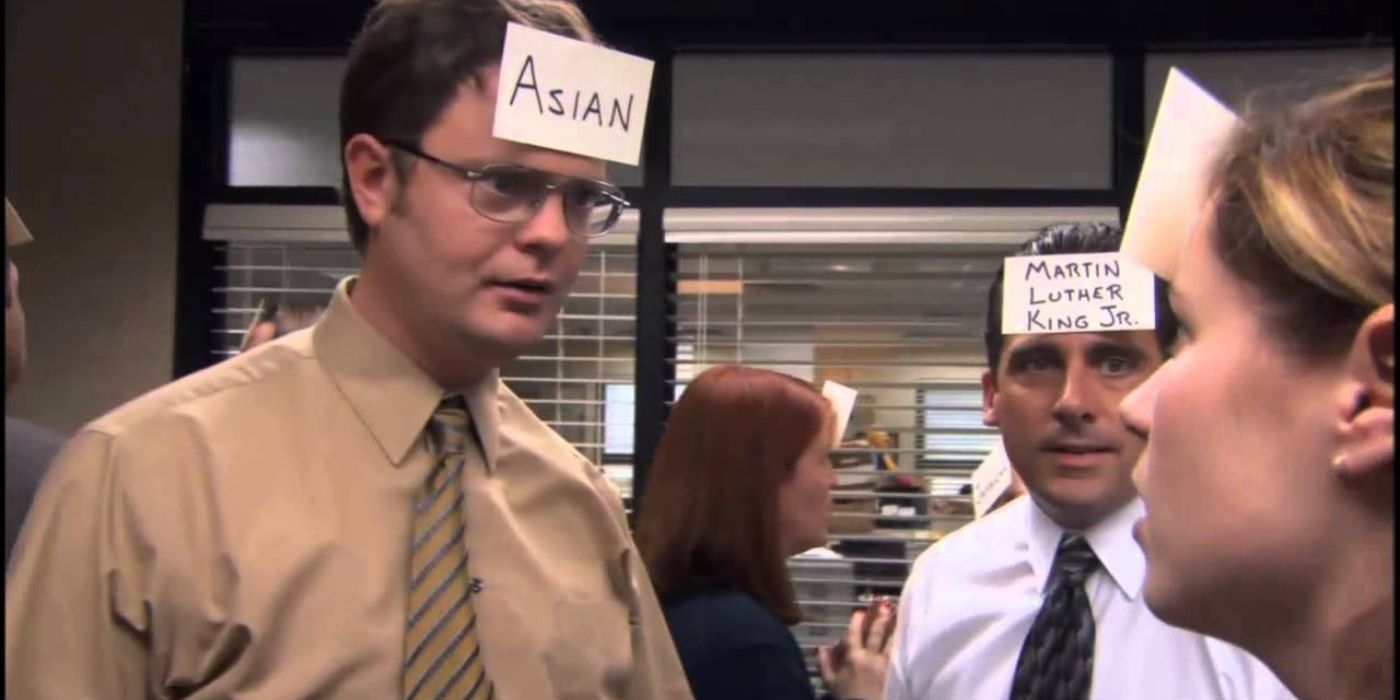 Dwight, Pam e Michael no Dia da Diversidade do The Office