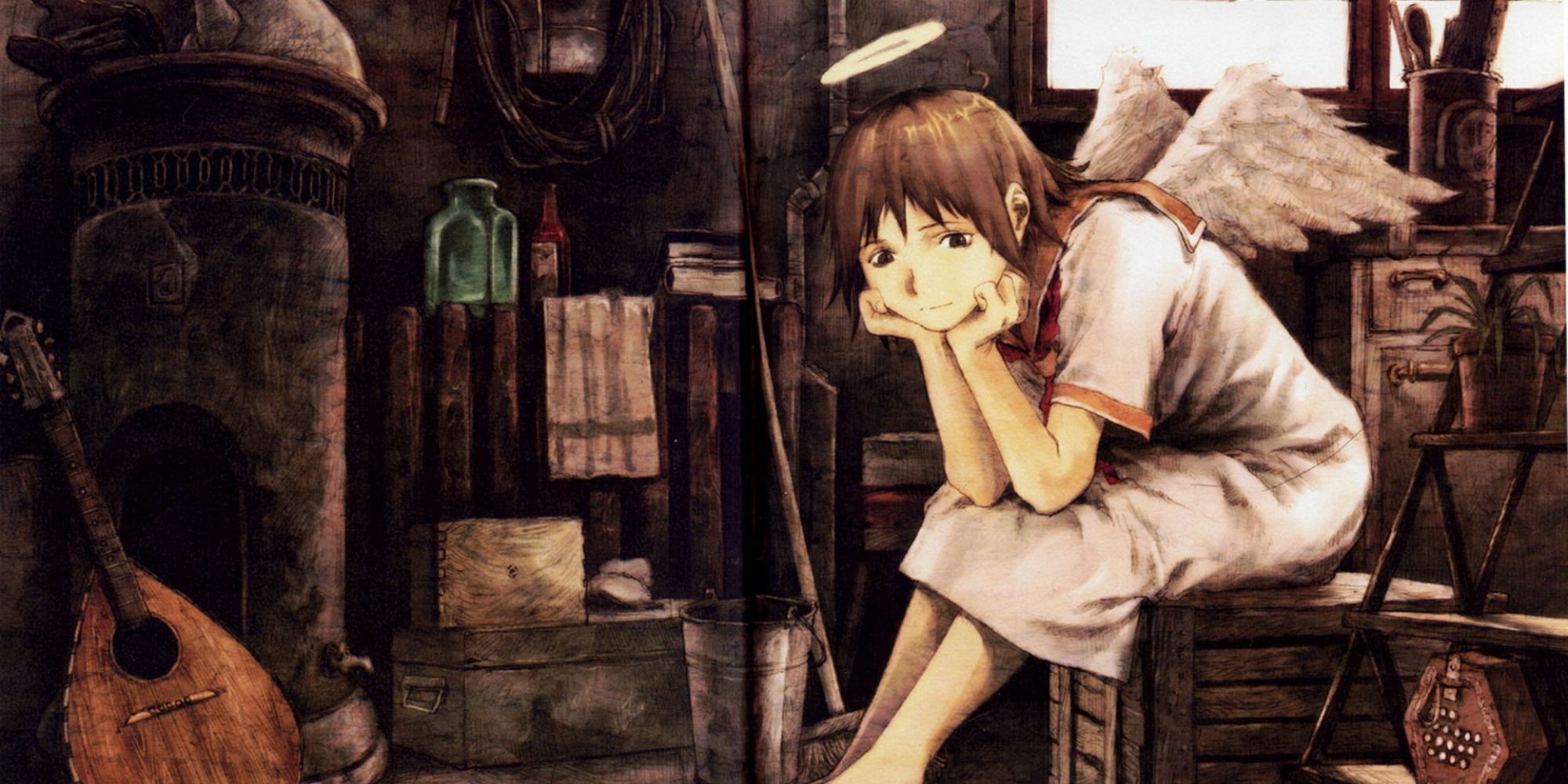 An image from Haibane Renmei.