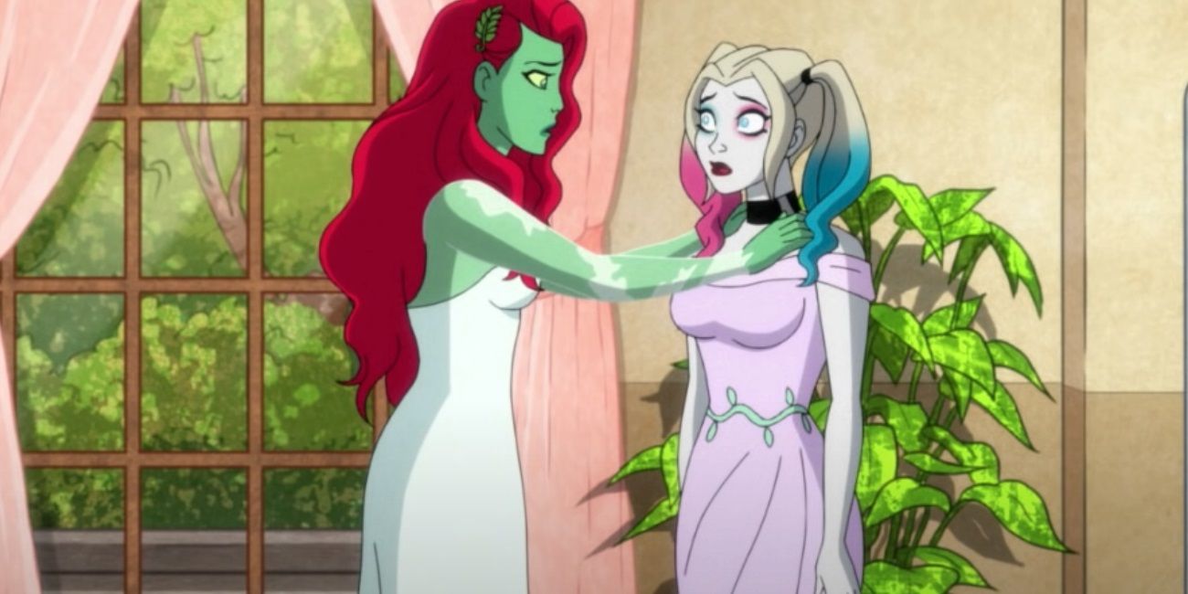 harley and ivy in the animated Harley Quinn series