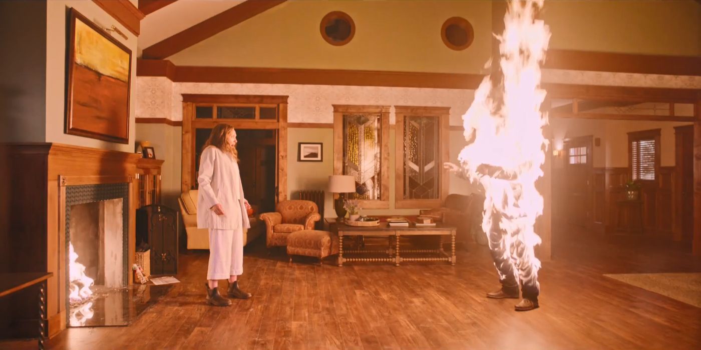 Steve burning to death in Hereditary movie