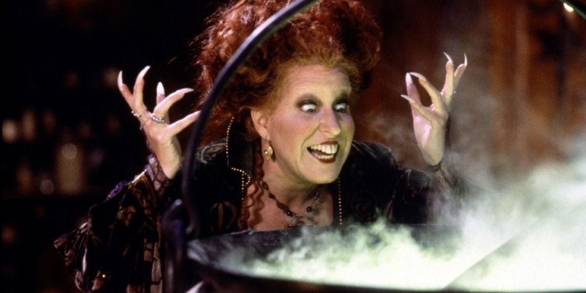 Winifred brewing a potion in Hocus Pocus