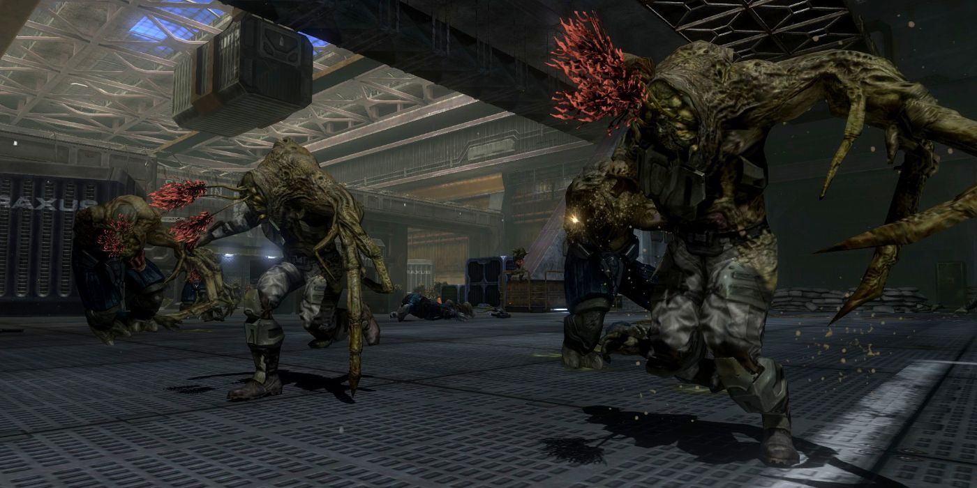 The flood, enemy of Master Chief in Halo.