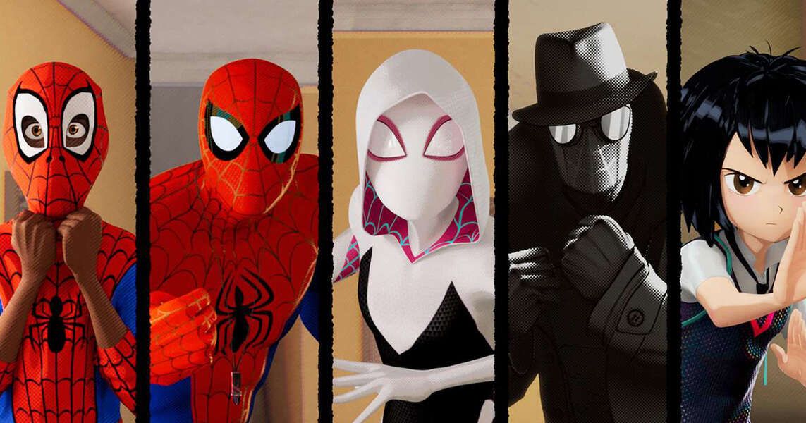 heroes from into the spider-verse