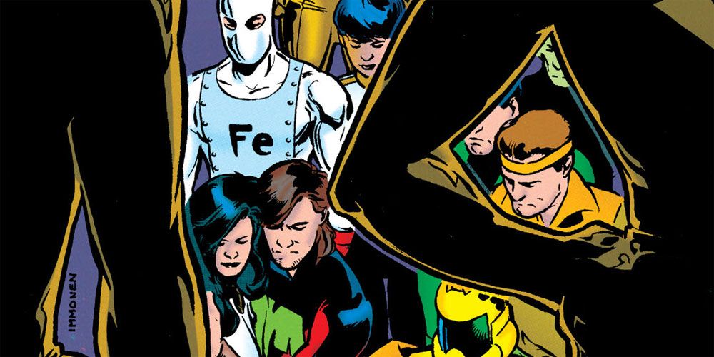Two generations of the Legion of Super-Heroes mourn dead heroes in End of An Era - DC Comics.