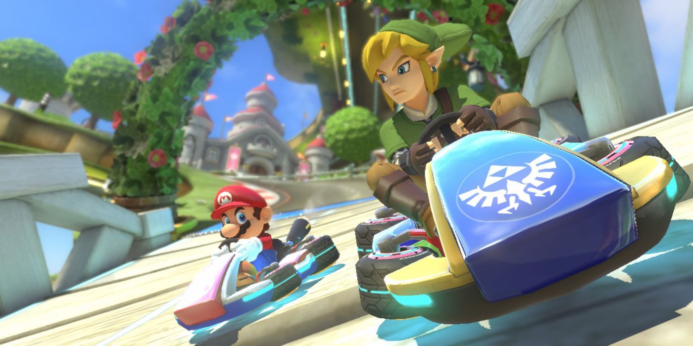 Mario Kart 8 Deluxe Mario Link Racing