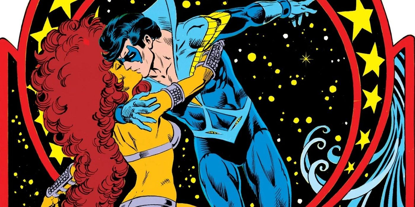 Nightwing and Starfire are former lovers