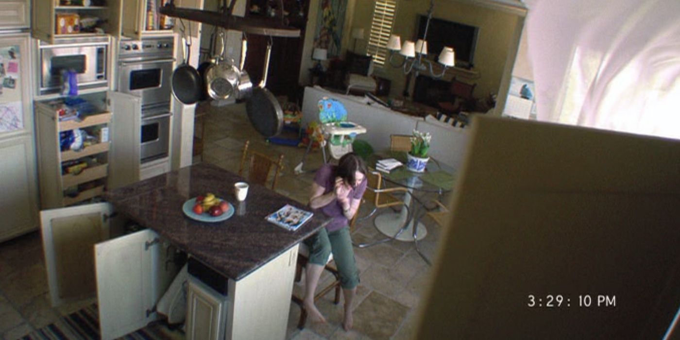 The kitchen in Paranormal Activity 2. 