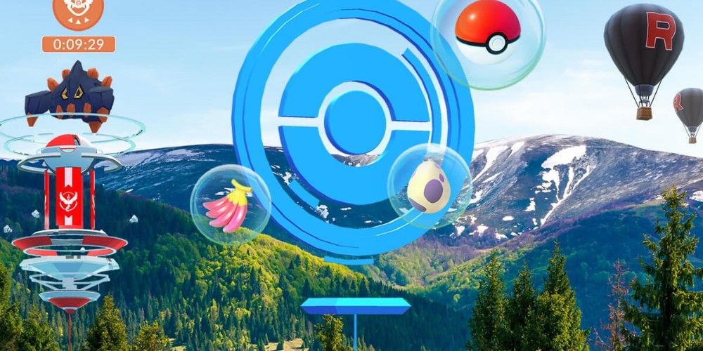 A number of the icons from Pokemon Go! game.