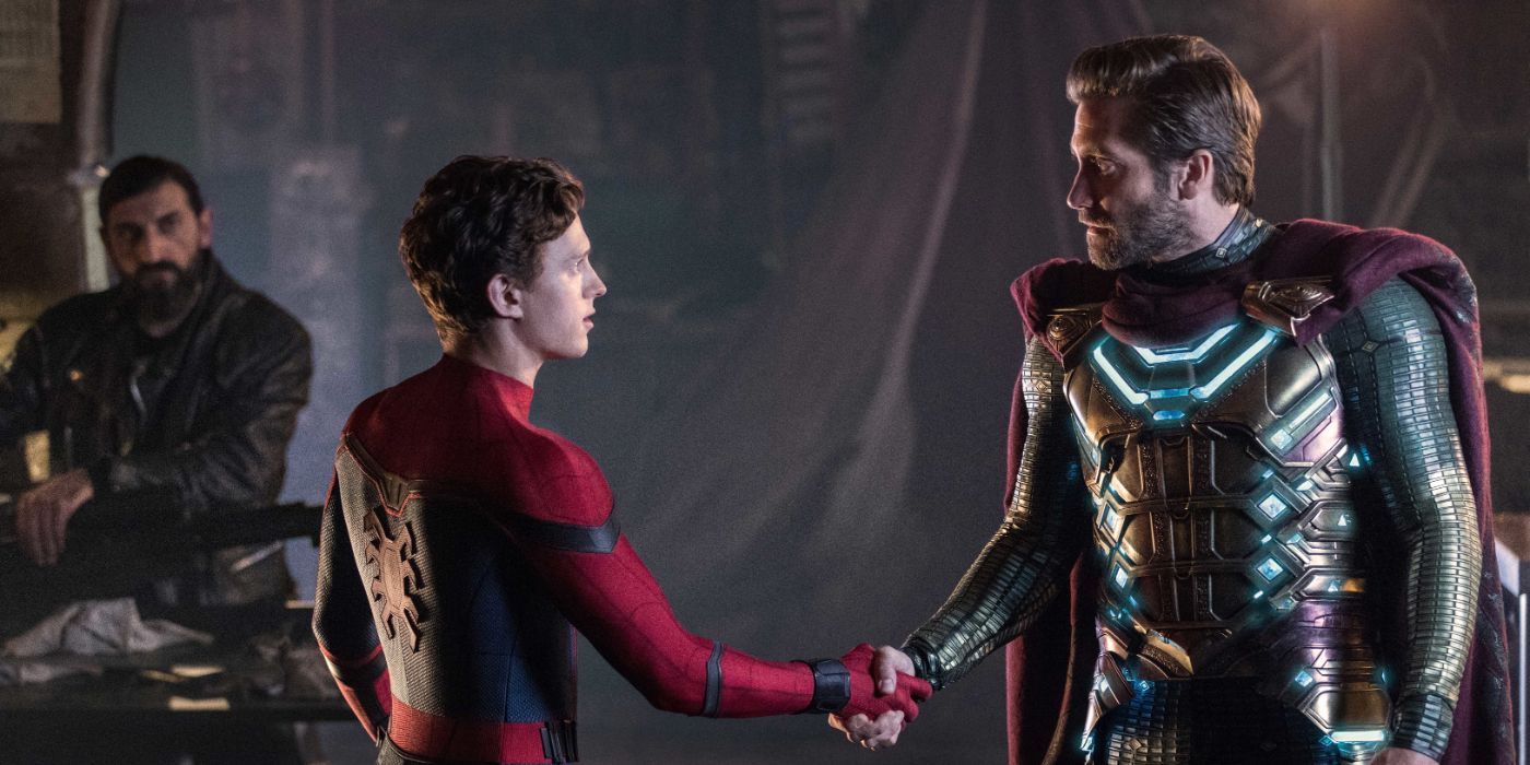 Spider-Man and Mysterio shaking hands, Spider-Man franchise