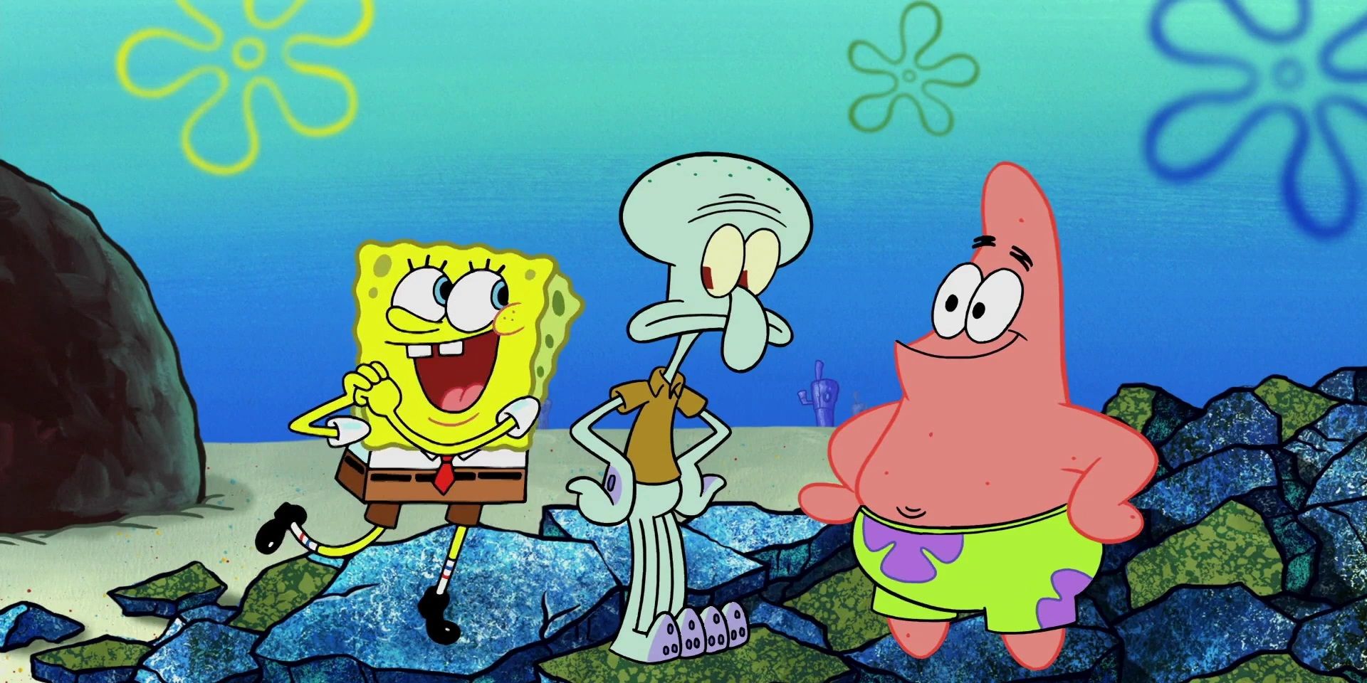 spongebob patrick and squidward