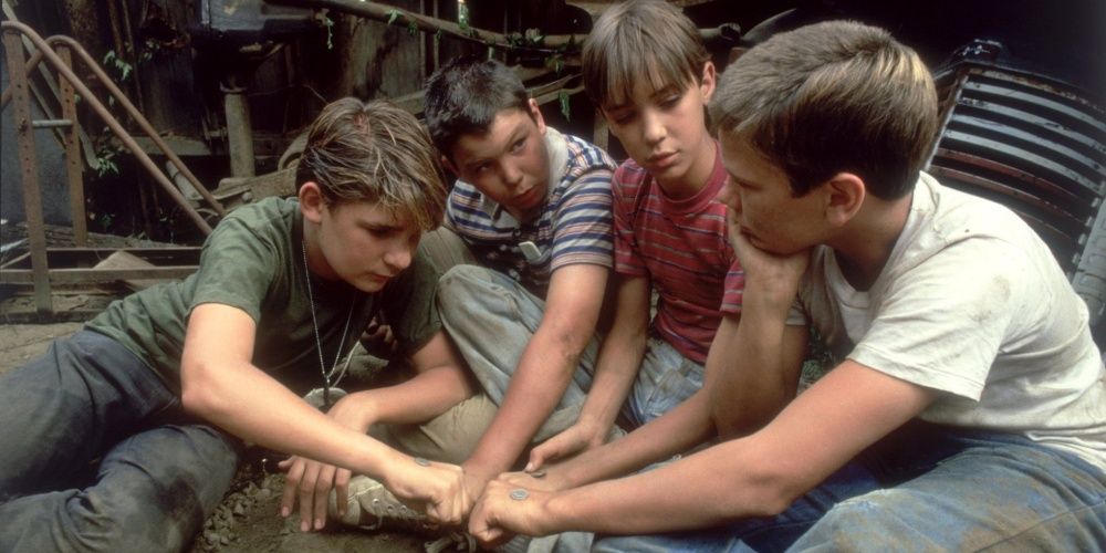 The boys with their fists together in Stand By Me.