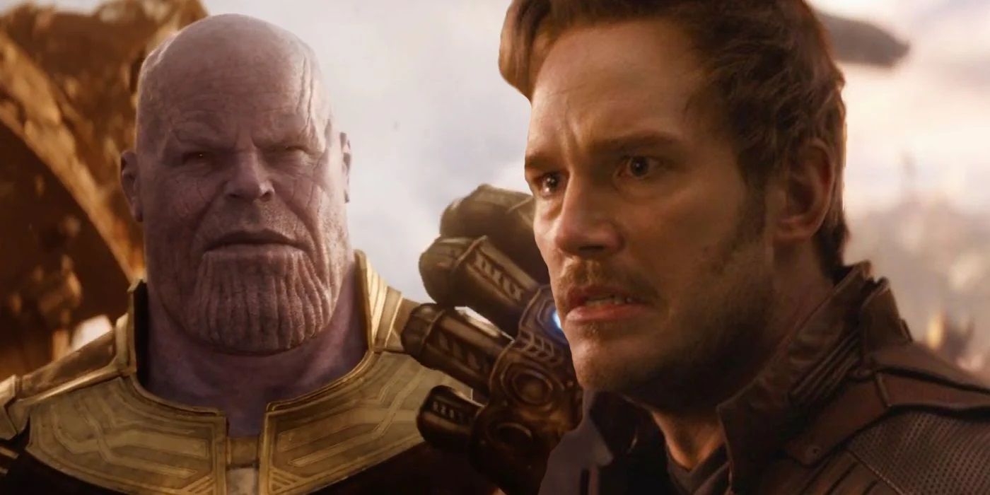 star-lord and thanos