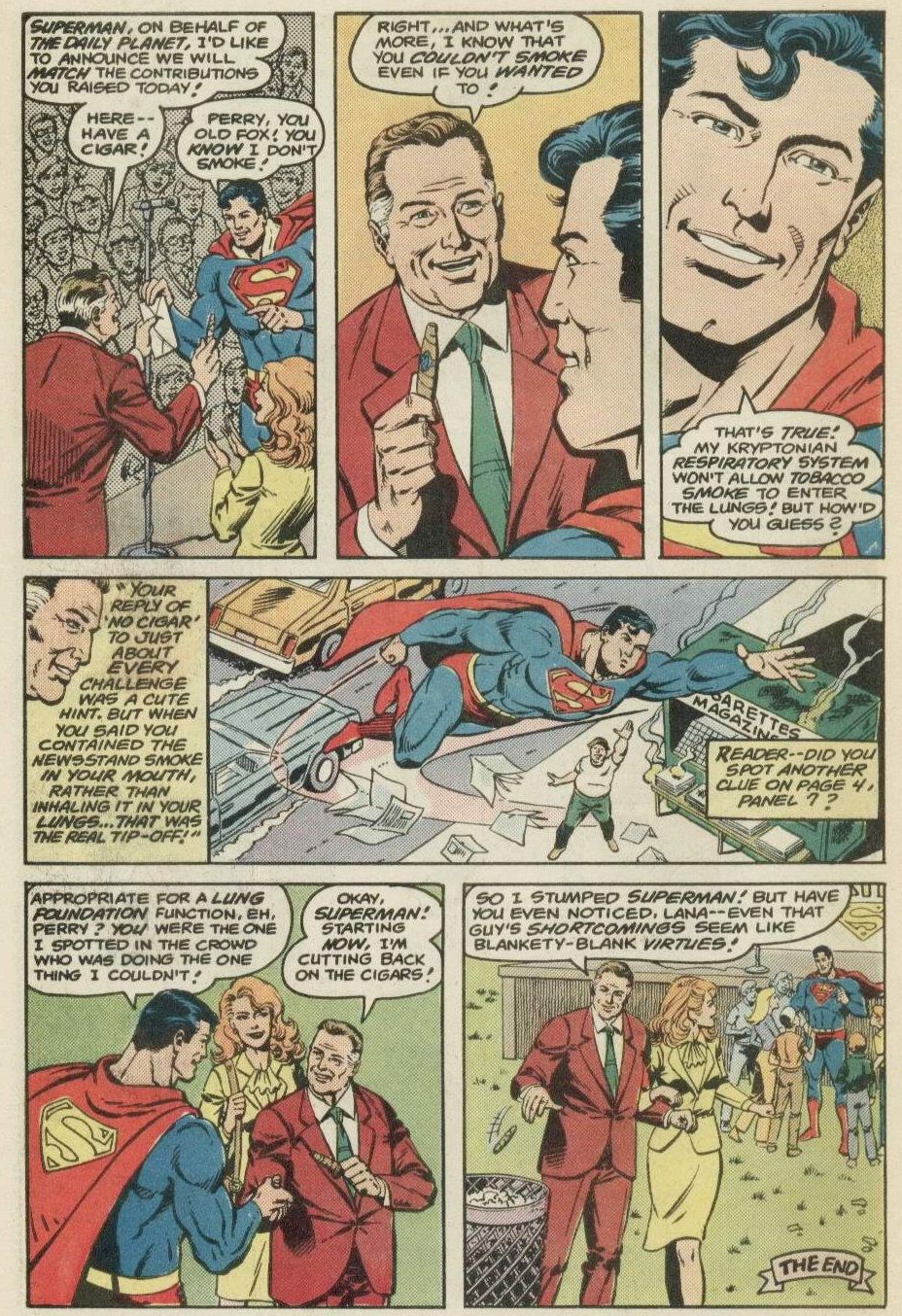 A DC decidiu que o Superman literalmente não poderia fumar tabaco? 12