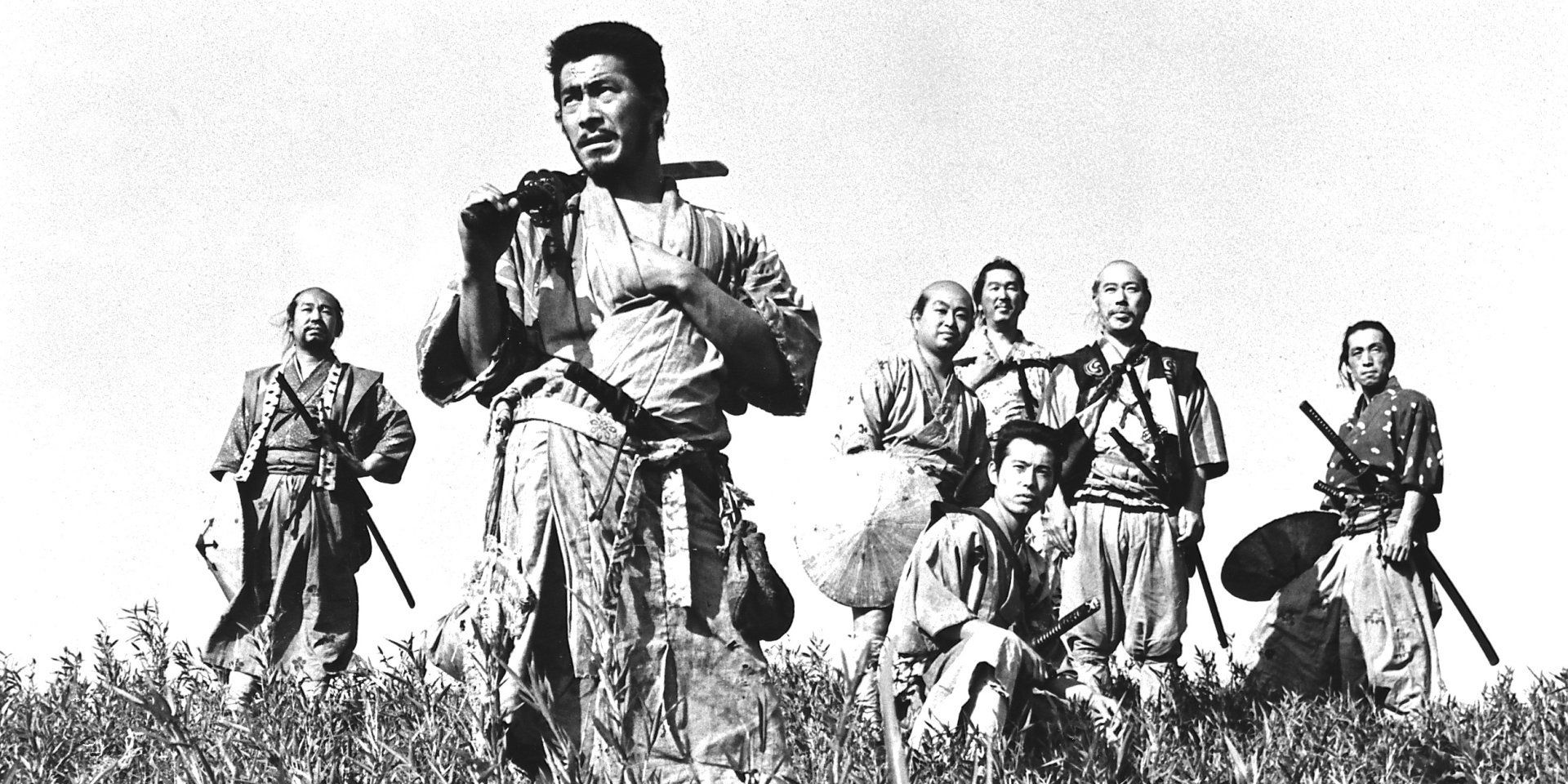 The main characters from Akira Kurosawa's film Seven Samurai