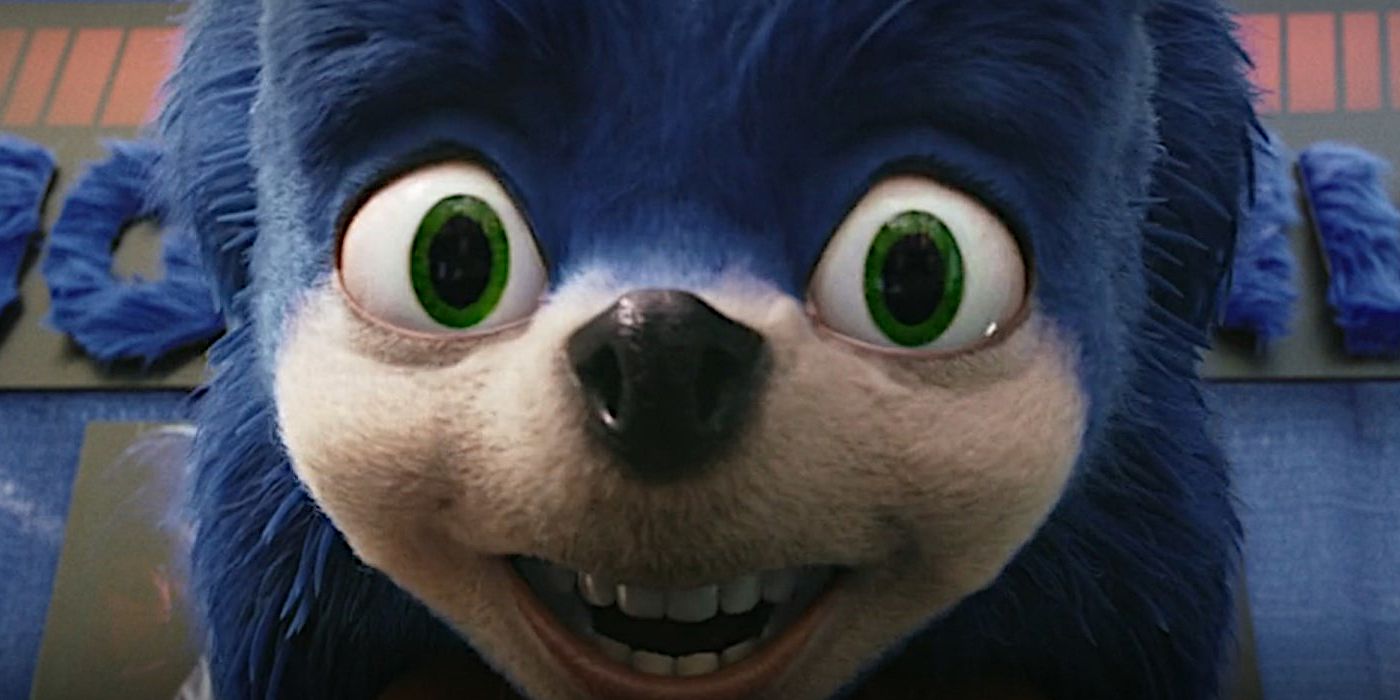 ugly sonic close up