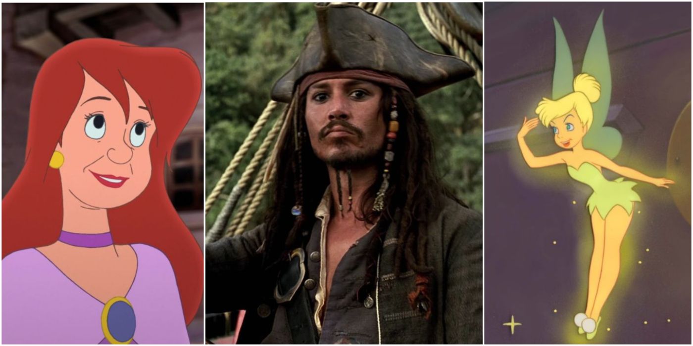 Anastasia Tremaine, Captain Jack Sparrow, Tinker Bell
