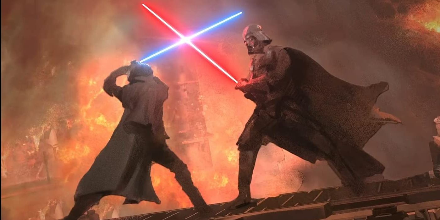 vader and kenobi meet in concept art for Obi-Wan Kenobi