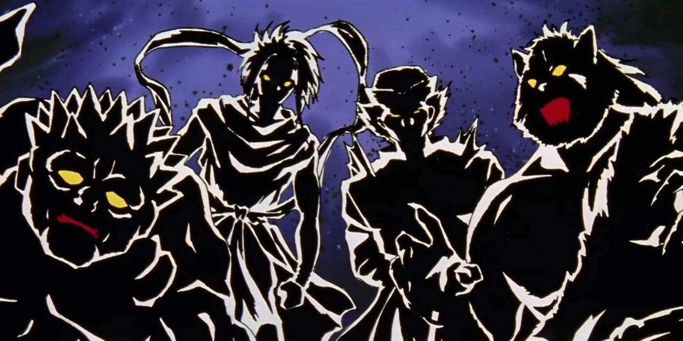 Saint Beast silhouettes are teased in Yu Yu Hakusho anime