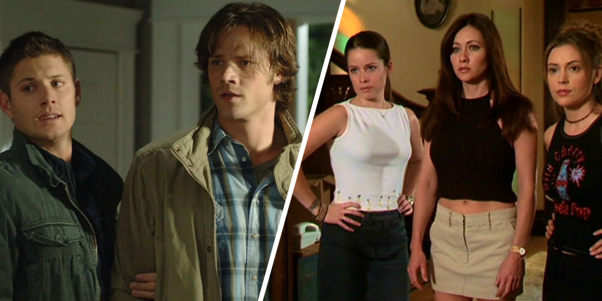 Sam and Dean from Supernatural and The Charmed ones from Charmed face enemies