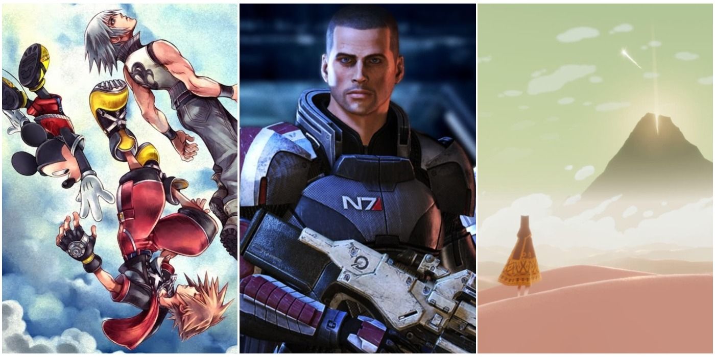 Images from several video games that premiered in 2012