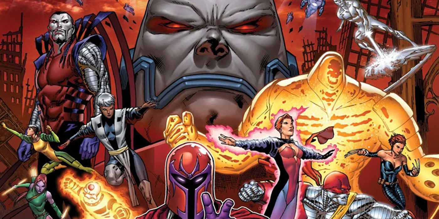 Age Of Apocalypse Comics cover with the four X-Men horsemen