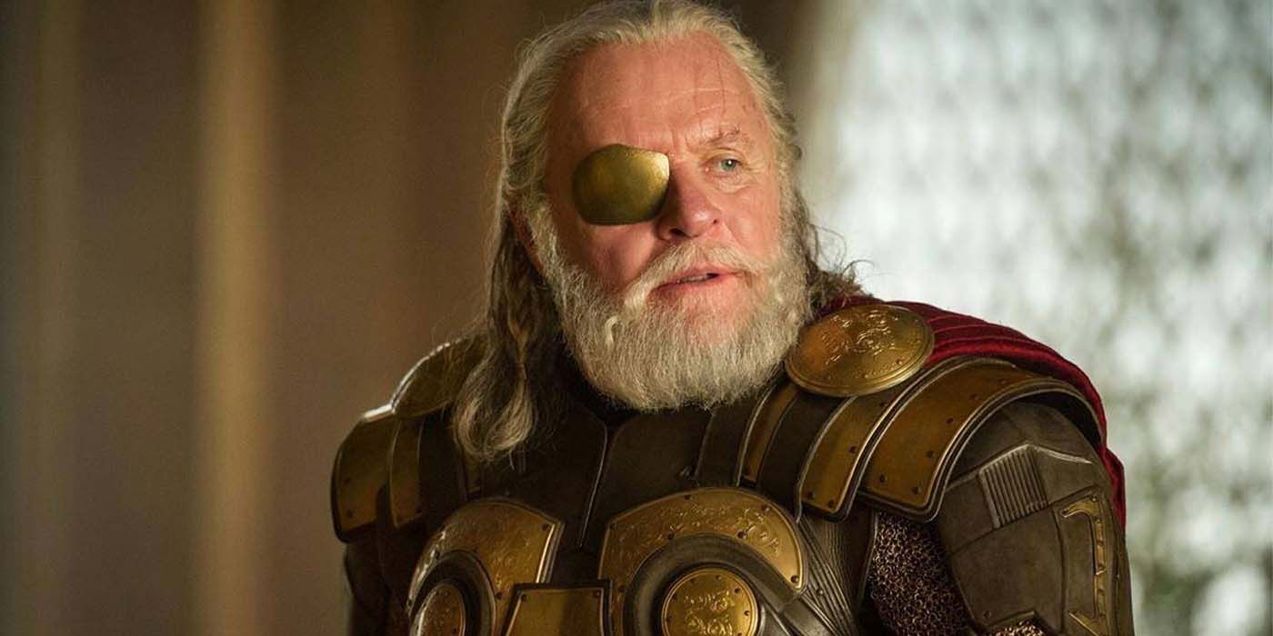 Anthony Hopkins as Odin in the Marvel Cinematic Universe