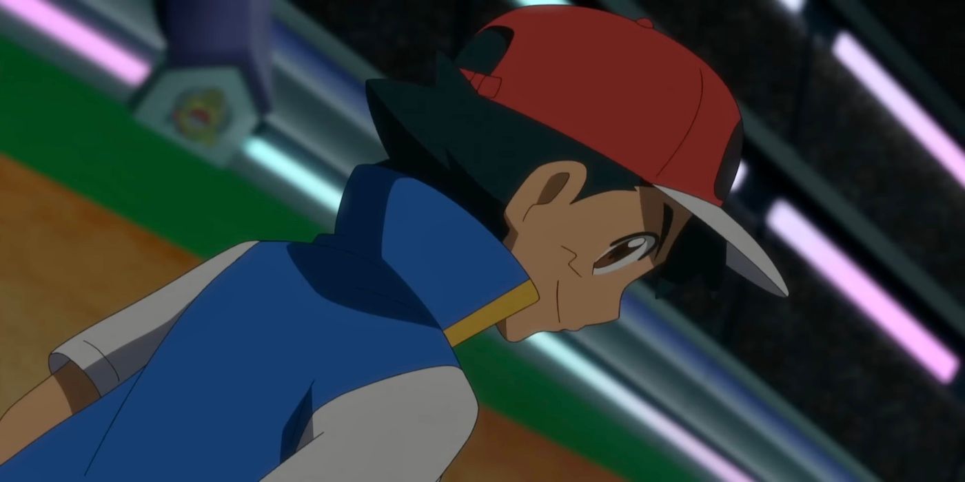 Ash greets Alain in the Masters Eight introductions in Pokémon Journeys.