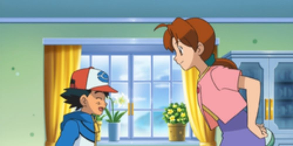 Ash and Delia Ketchum from Pokemon