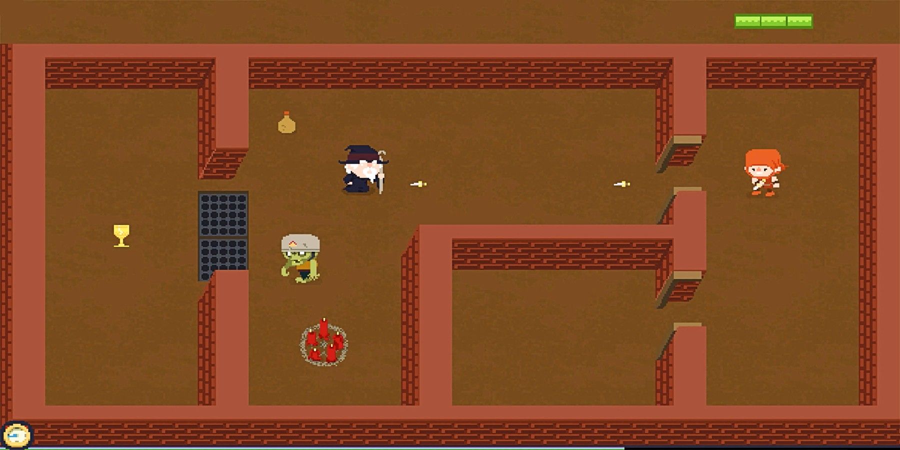 Screenshot depicting Atari Mania gameplay.