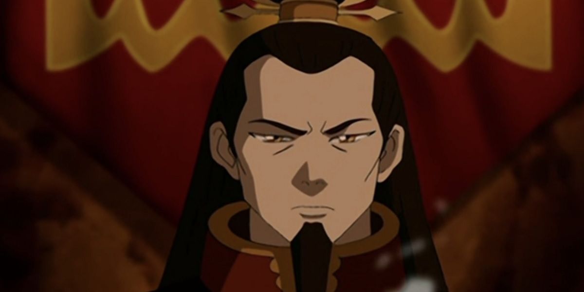 Avatar - Firelord Ozai scowls
