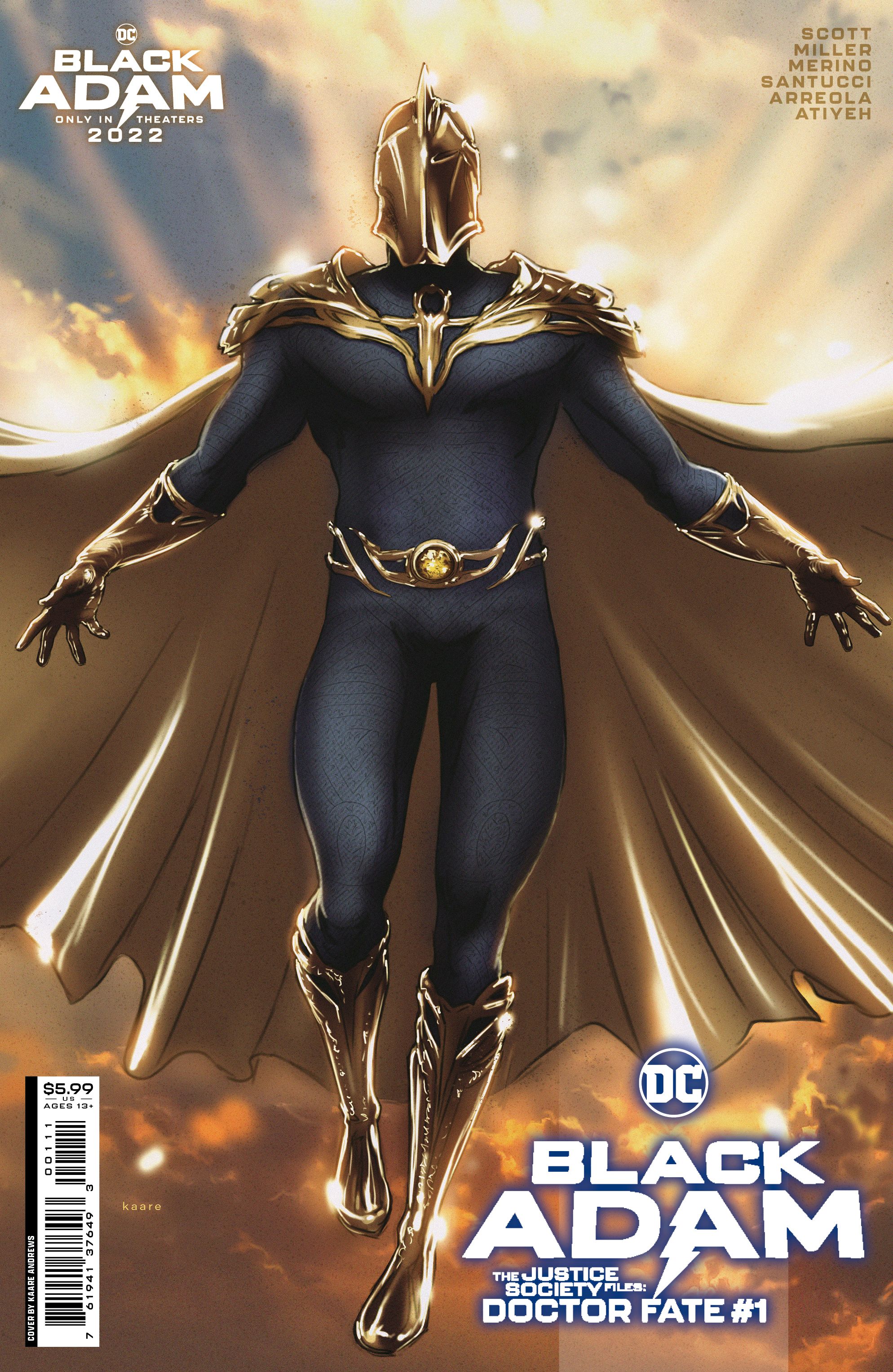 DC Debuts Best, Hi-Res Look at Black Adam's JSA Co-Stars in Costume