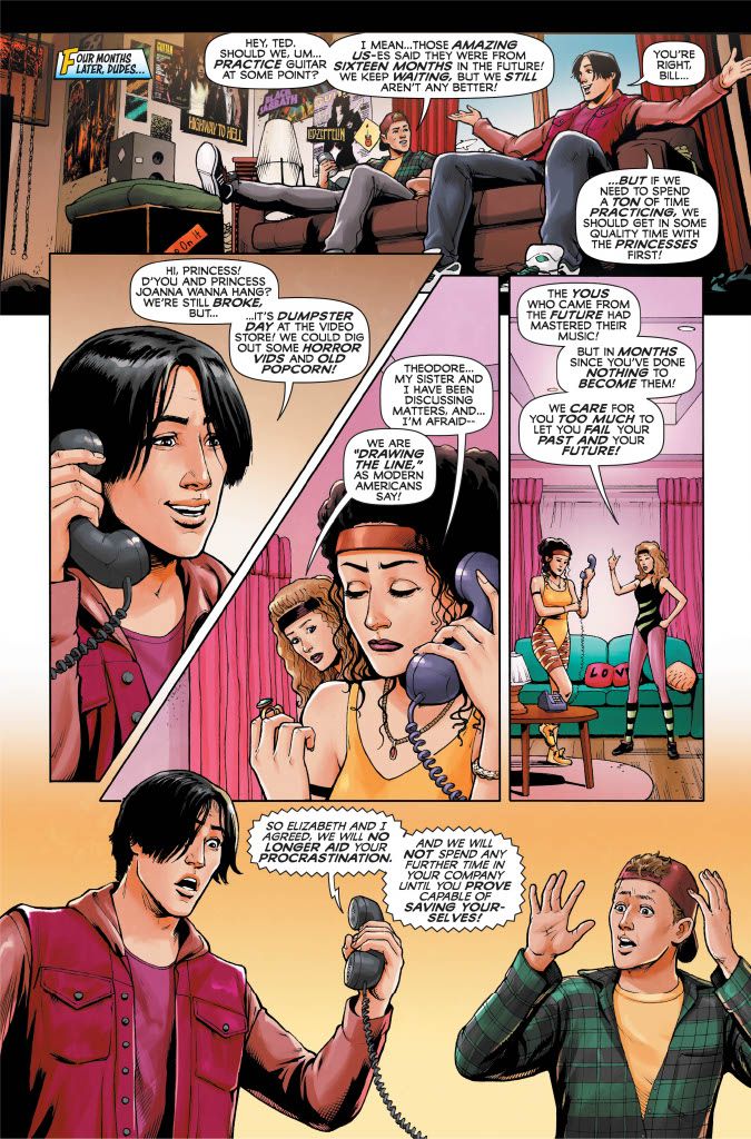 Bill &amp; Ted Roll The Dice #1 preview pages